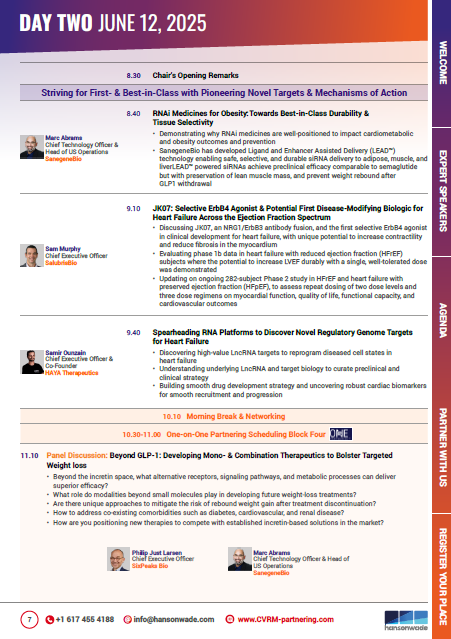 Cardio-Renal-Metabolic Innovation Pharma Partnering Brochure Day Two